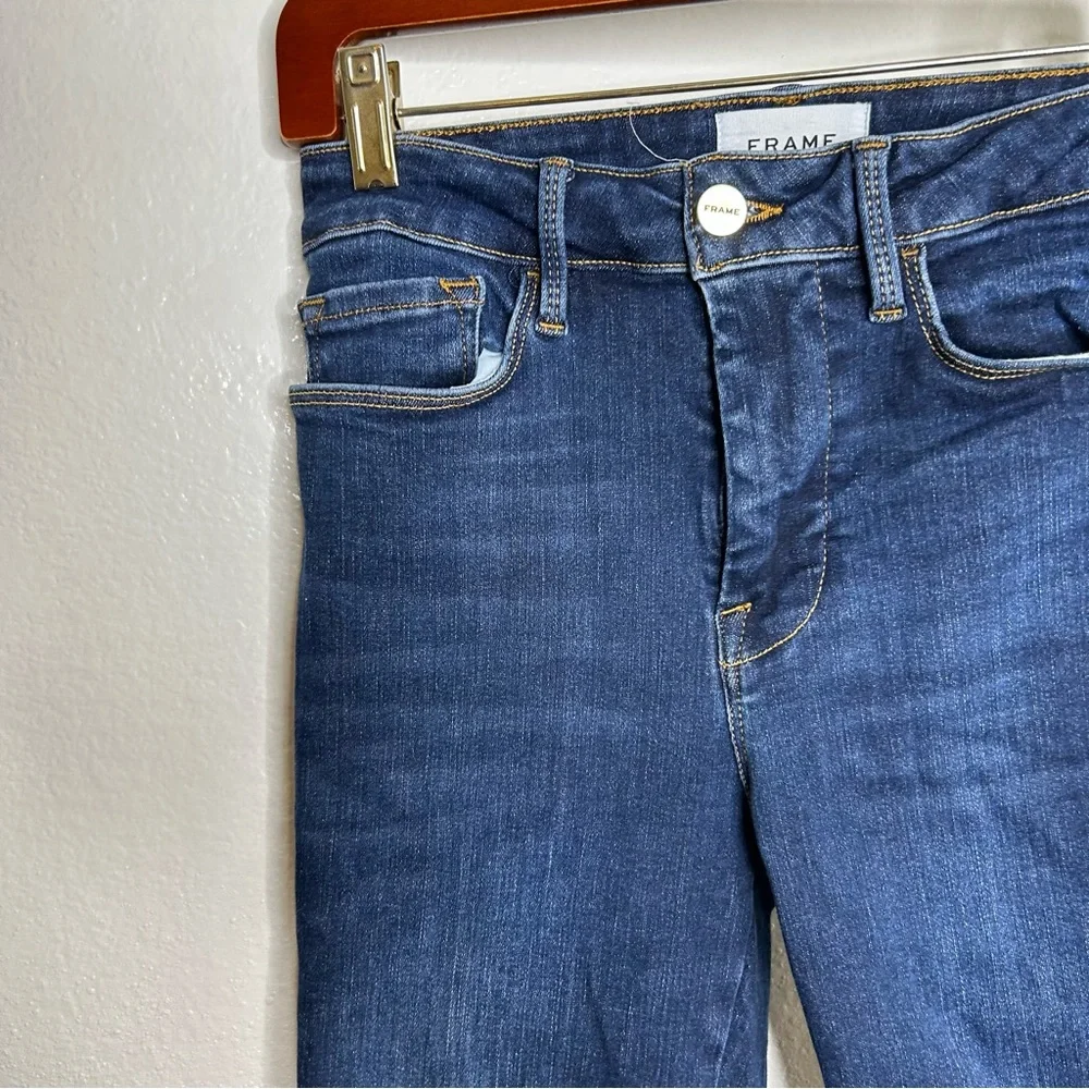 FRAME Denim Le One Skinny Jean High Rise in Kodak (Fits 25-29) - Picture 5 of 11